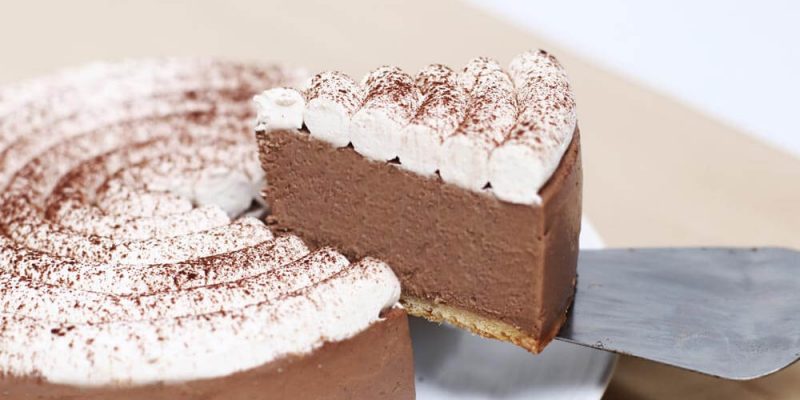 Snow on fromage - chocolate cheesecake (Bonheur Avenue)