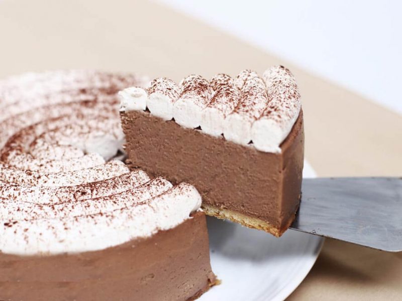 Snow on fromage - chocolate cheesecake (Bonheur Avenue)