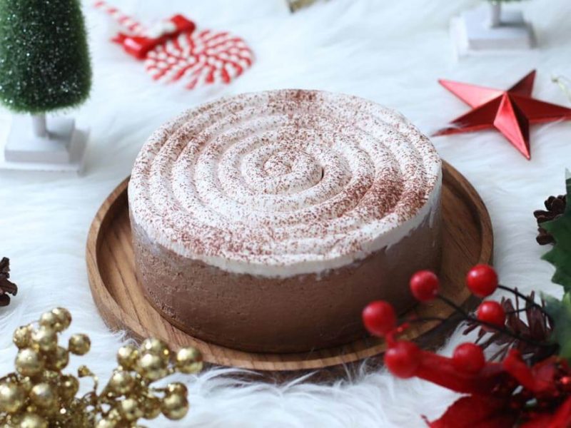 Snow on fromage - chocolate cheesecake (Bonheur Avenue)